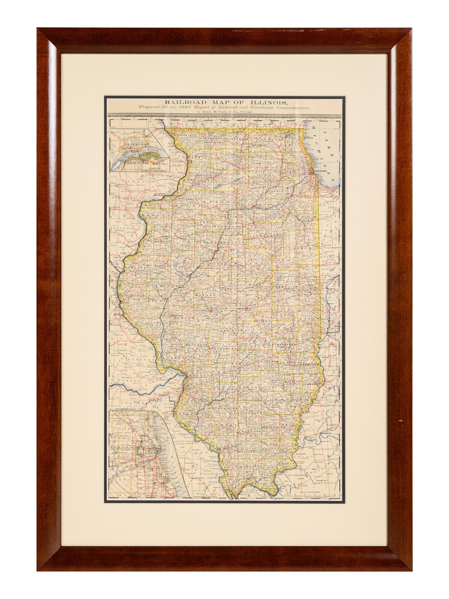 A Group of 11 19th and 20th century maps, comprising: