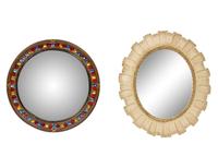 Two Small Table Mirrors