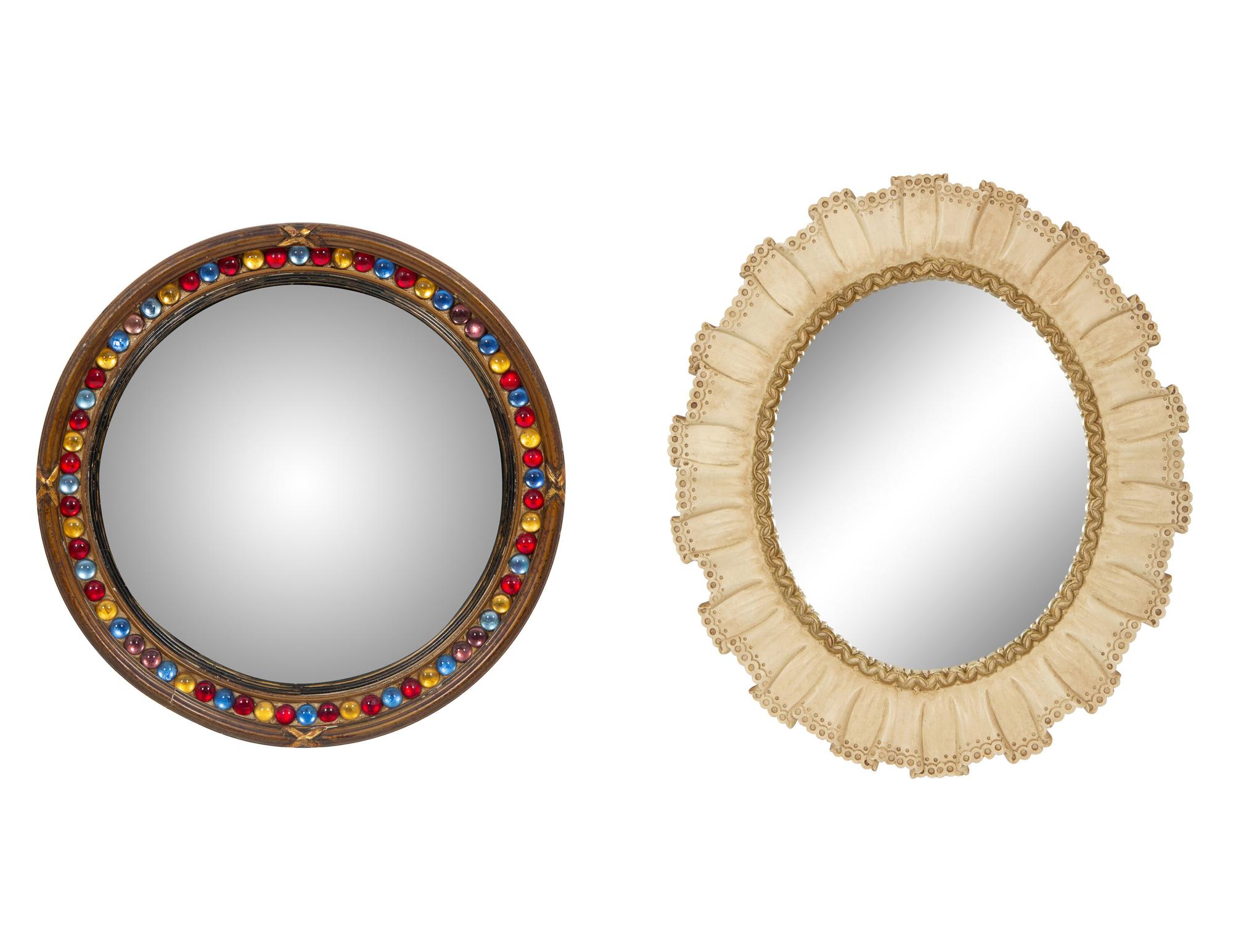 Two Small Table Mirrors