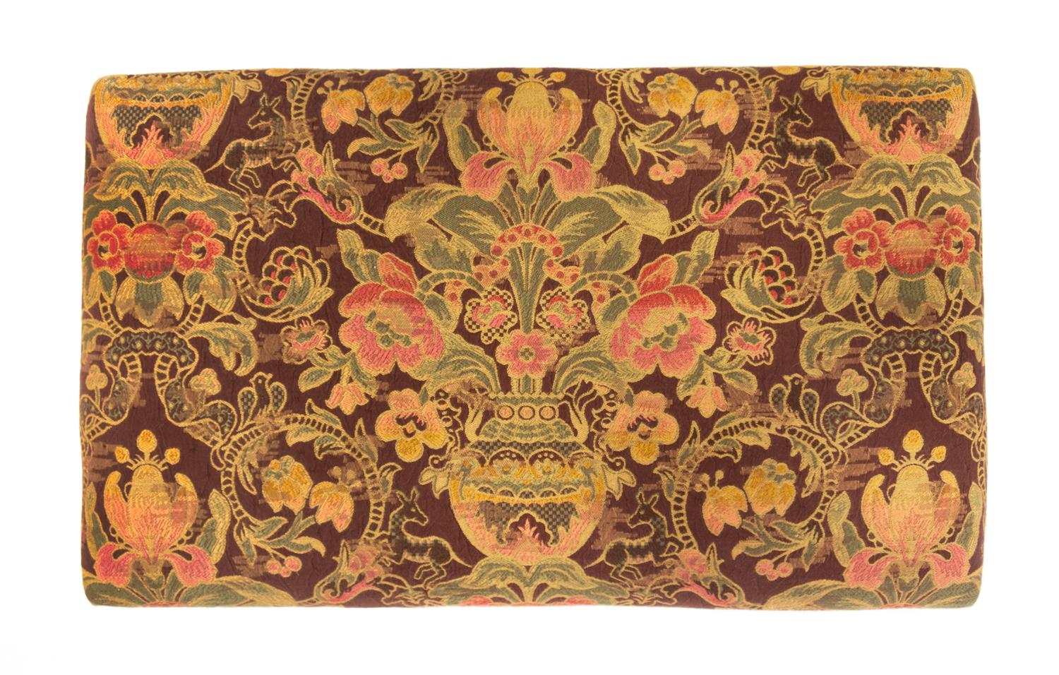 An Italian Painted Bench Height 20 x width 32 x depth 19 1/2 inches. — 20TH CENTURY