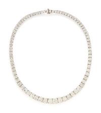 OVAL BRILLIANT CUT DIAMOND RIVIÈRE NECKLACE