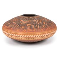Sgraffito Redware Jar