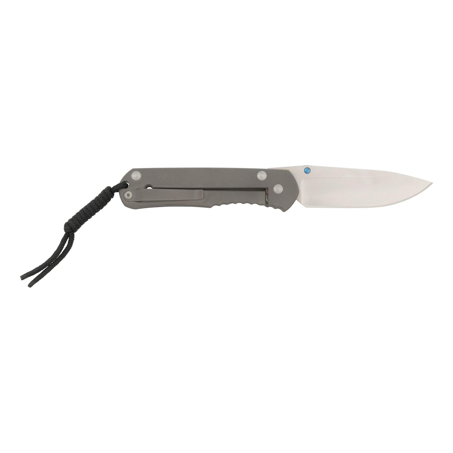 Chris Reeve Large Decorated Sebenza Folding Knife with Box and Sheath
