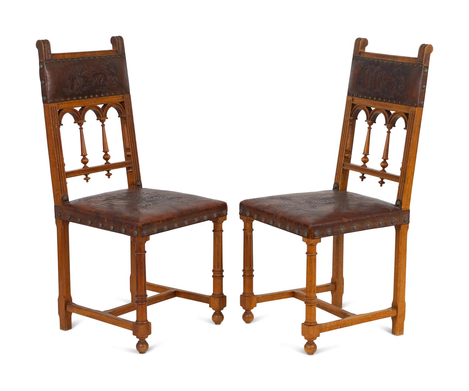 A Set of Six Baroque Style Dining Chairs — EARLY 20TH CENTURY