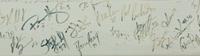 A Group of Chris Chelios Charity Golf Outing Multi Signed Autograph Hockey Sticks