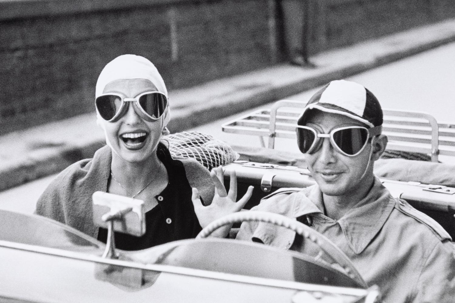 Ruth Orkin (1921-1985) Couple in MG, Florence, Italy, 1951