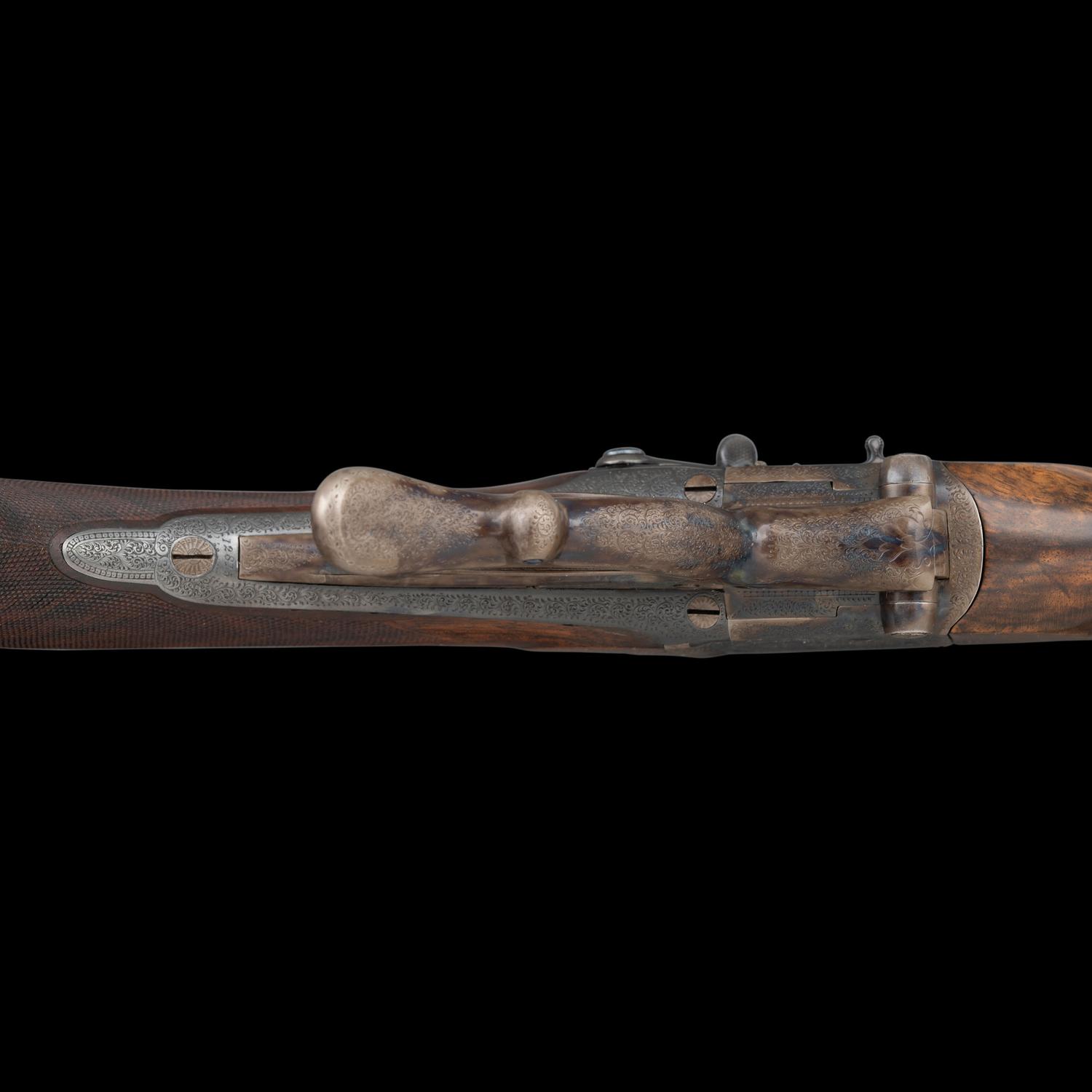 **George Gibbs Bristol Farquharson Falling Block Metford's Patent 48 Bore Rifle
