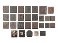 [EARLY PHOTOGRAPHY]. 34 assorted images housed in mostly Union cases.