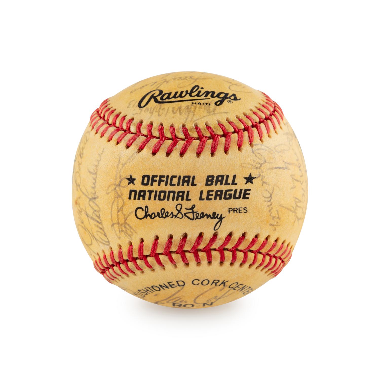 A 1985 St. Louis Cardinals Team Signed Autograph Baseball (Beckett Authentication Services)