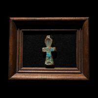 An Egyptian Faience Ankh