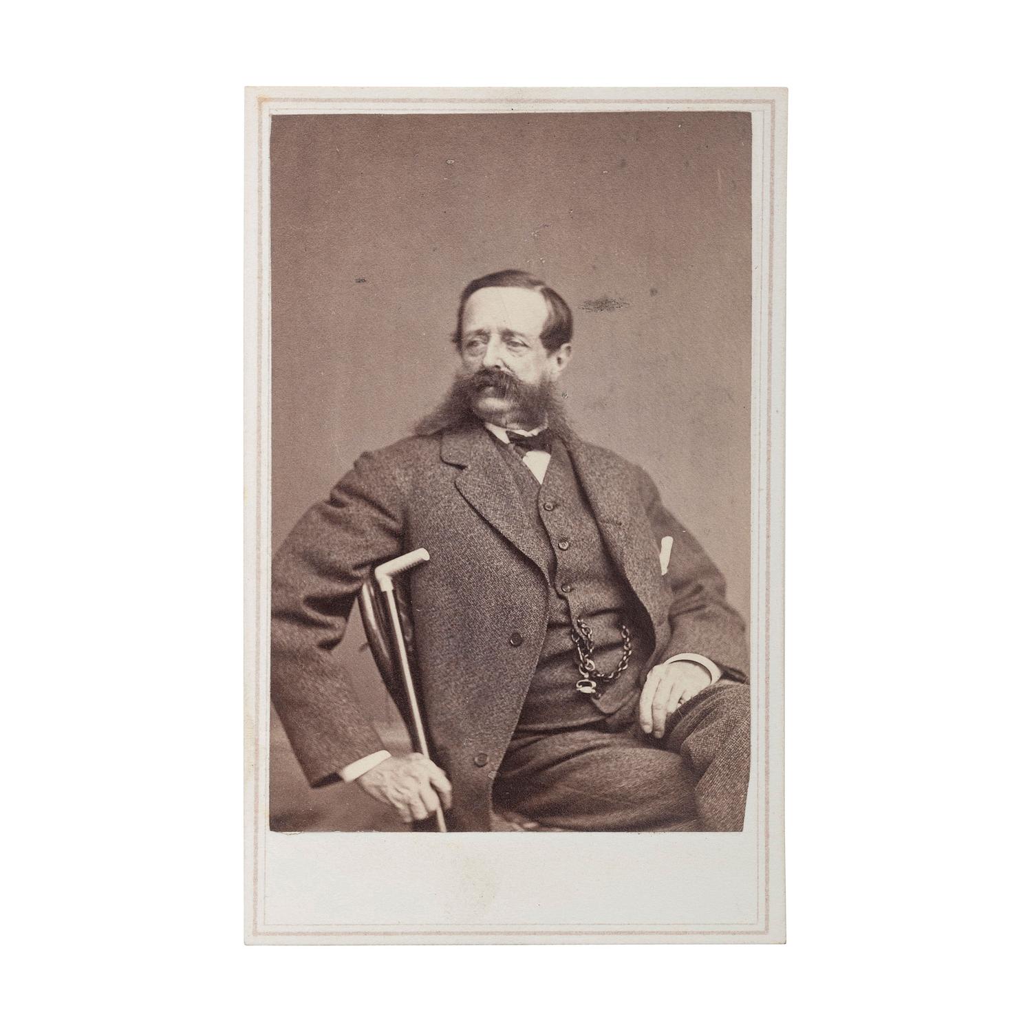 [CIVIL WAR]. CDV of Surgeon Henry Wheaton Rivers, Rhode Island 1st and 4th Infantry. Providence, Rhode Island: Manchester, Bro. & Angell, n.d.