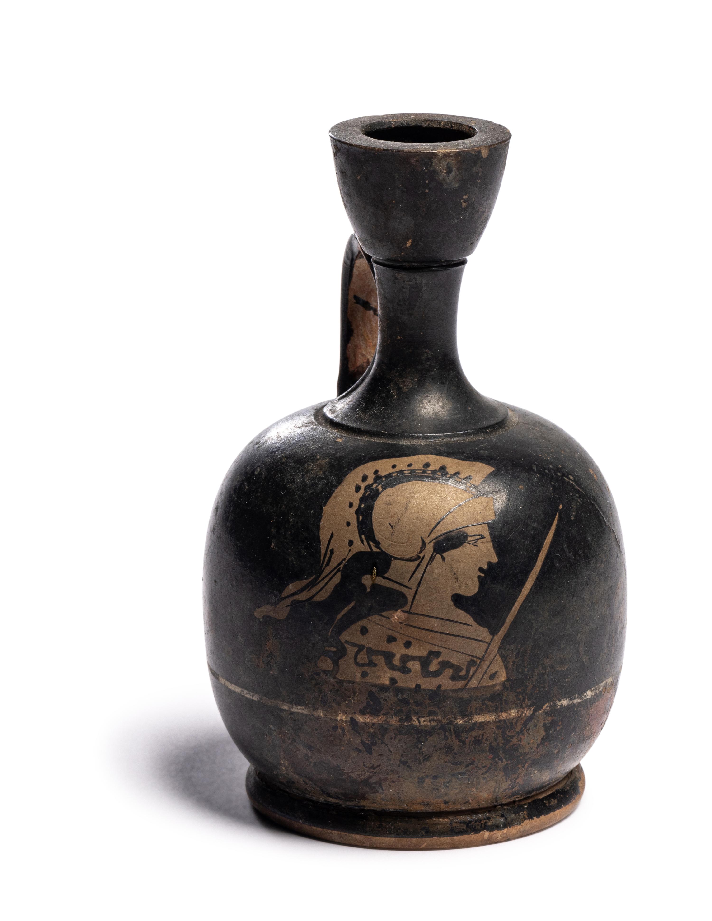 An Attic Red‑Figured Squat Lekythos