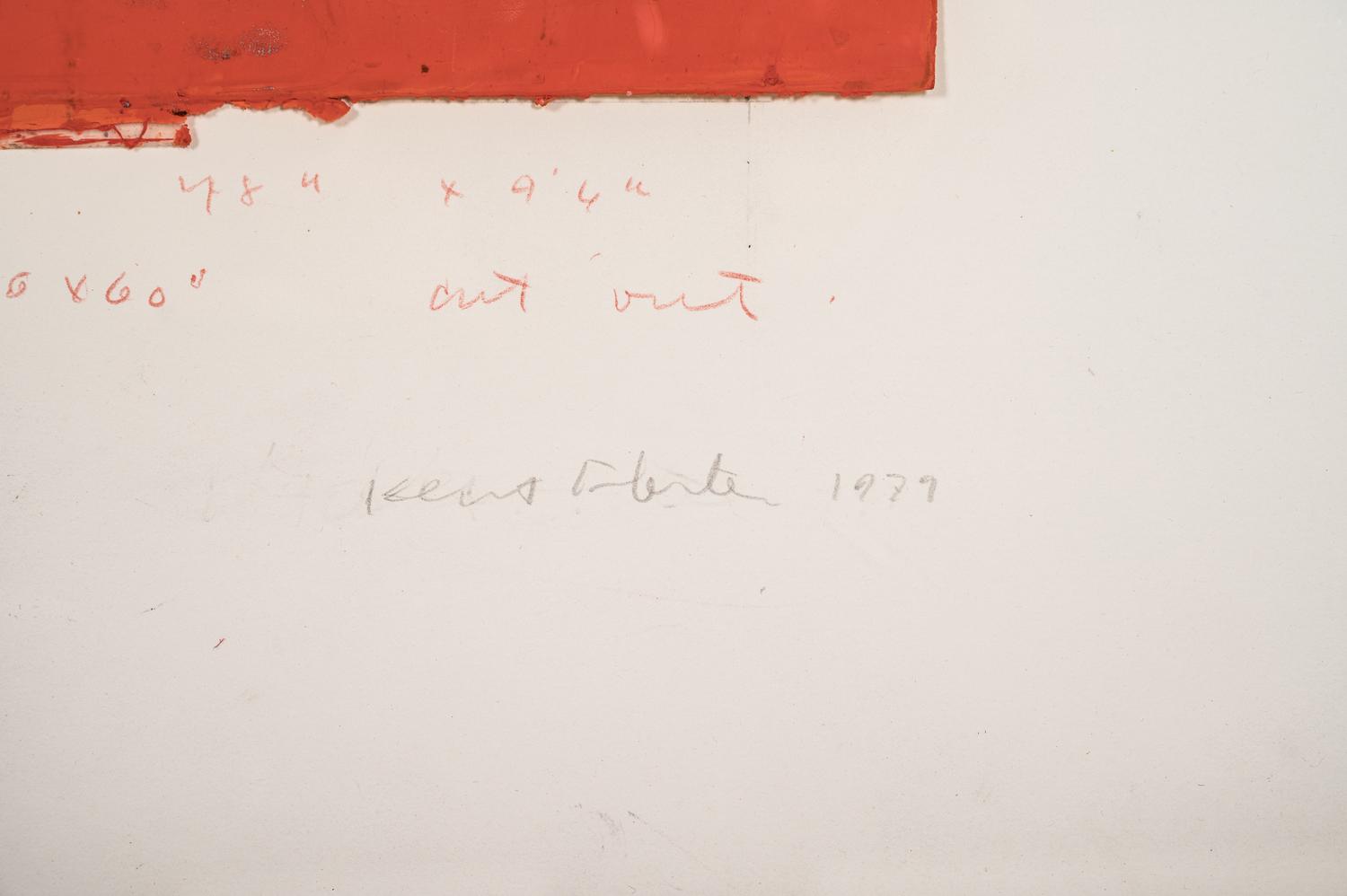 Untitled (Study for "Works on the Wall" installation at William Paterson Art Gallery, William Paterson College, Wayne, NJ)