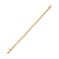 Two Yellow Gold Double Strand Rope Link Bracelets