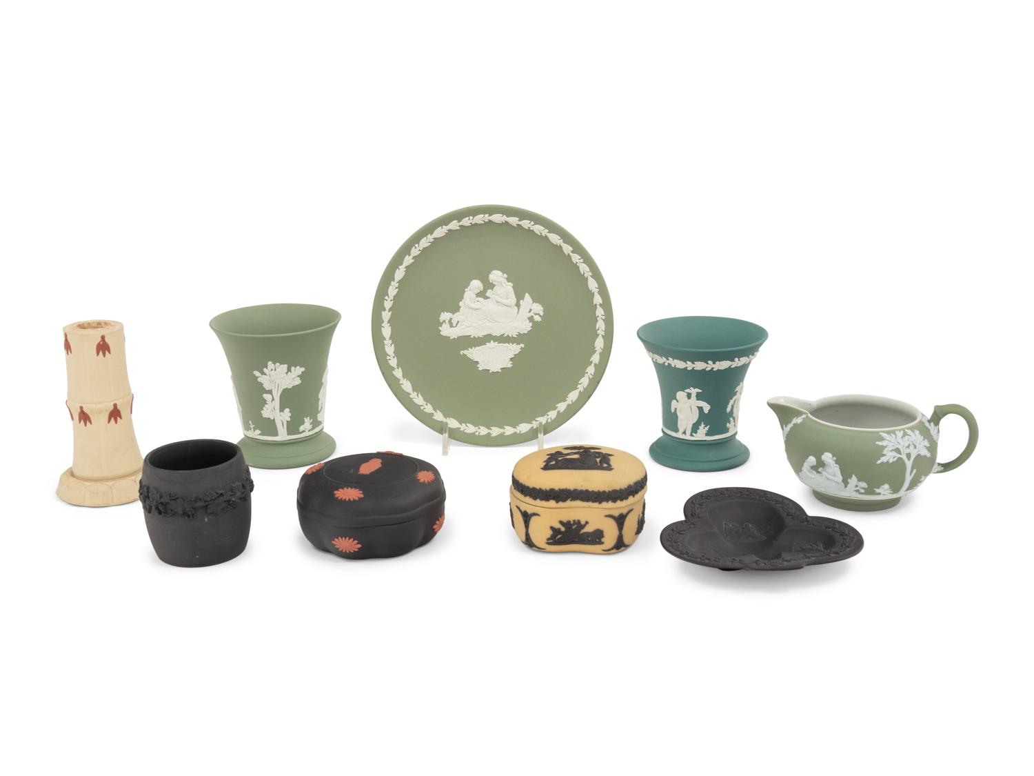 A Group of Wedgwood Jasperware Articles