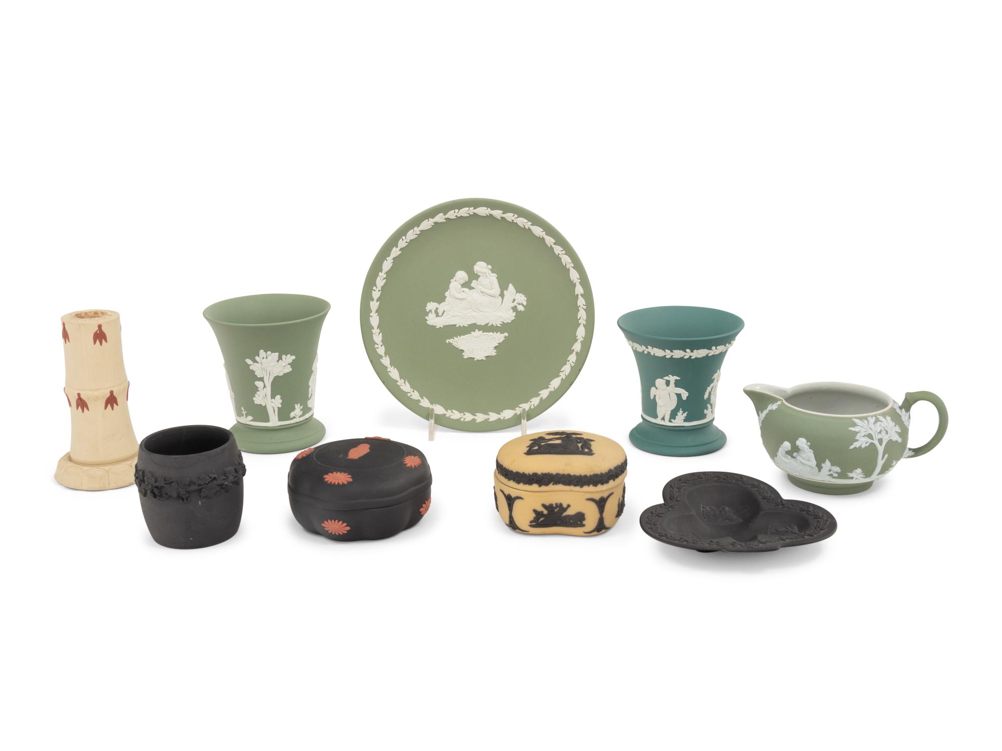 A Group of Wedgwood Jasperware Articles