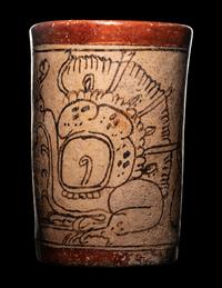 A Maya Codex Style Cylinder Vessel