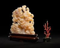Two Chinese Hardstone Carvings