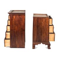 A Chippendale Cherrywood Chest-on-Chest