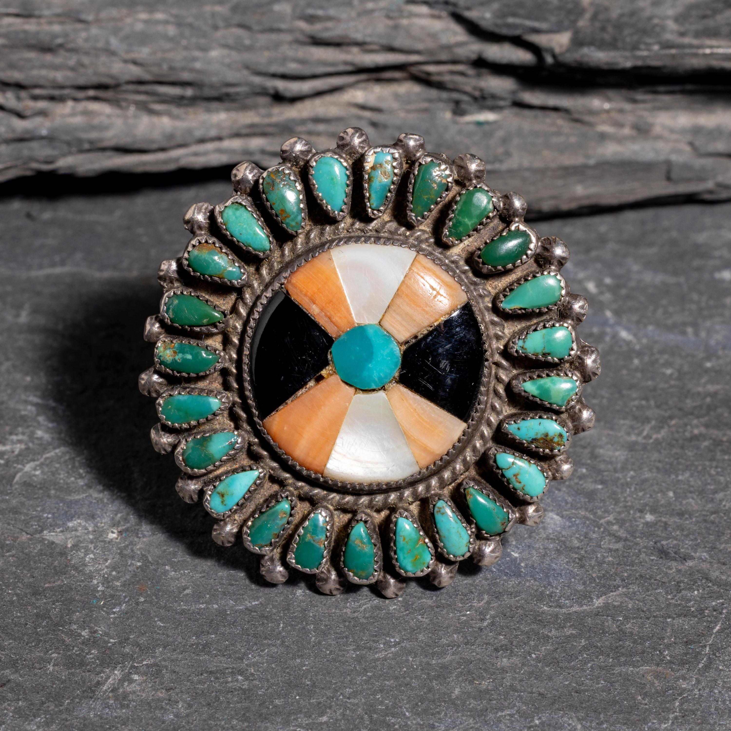 Zuni Mosaic Inlay Ring