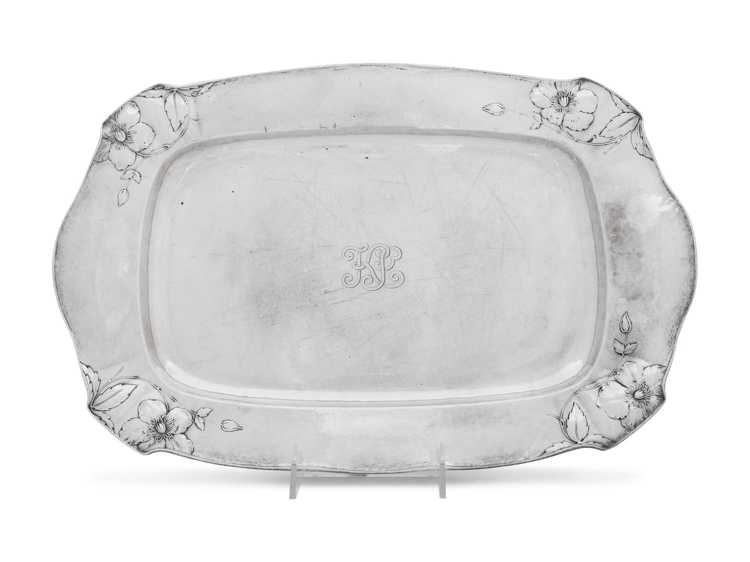 A Gorham Martelé Silver Meat Platter