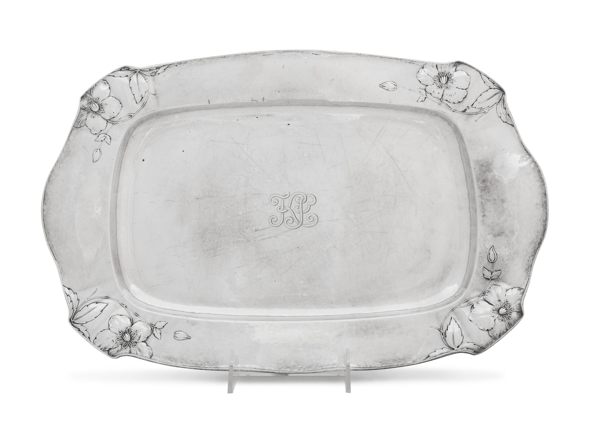 A Gorham Martelé Silver Meat Platter