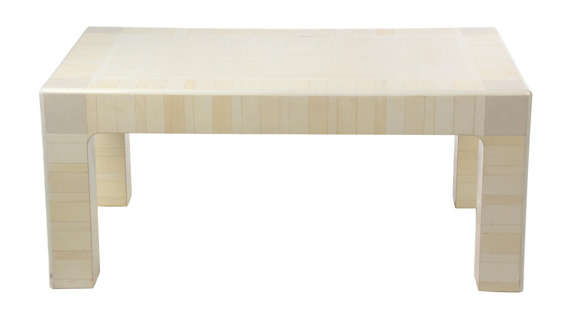 A Contemporary Lacquered Low Table Height 17 x width 38 depth 24 inches.