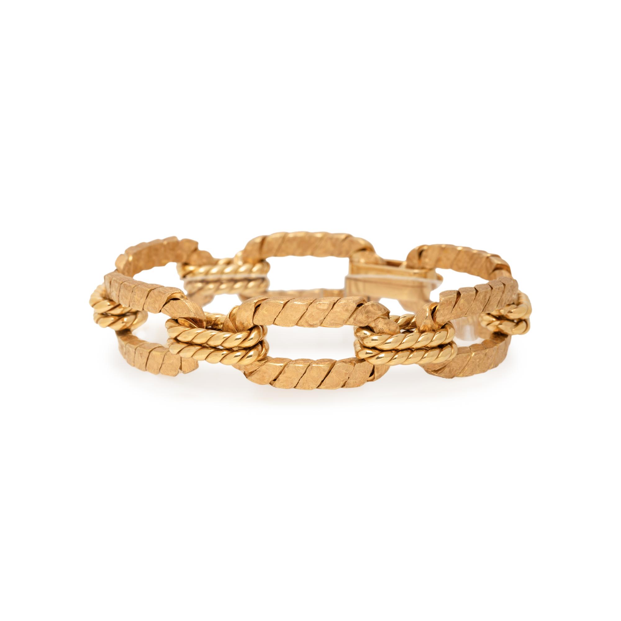 YELLOW GOLD BRACELET