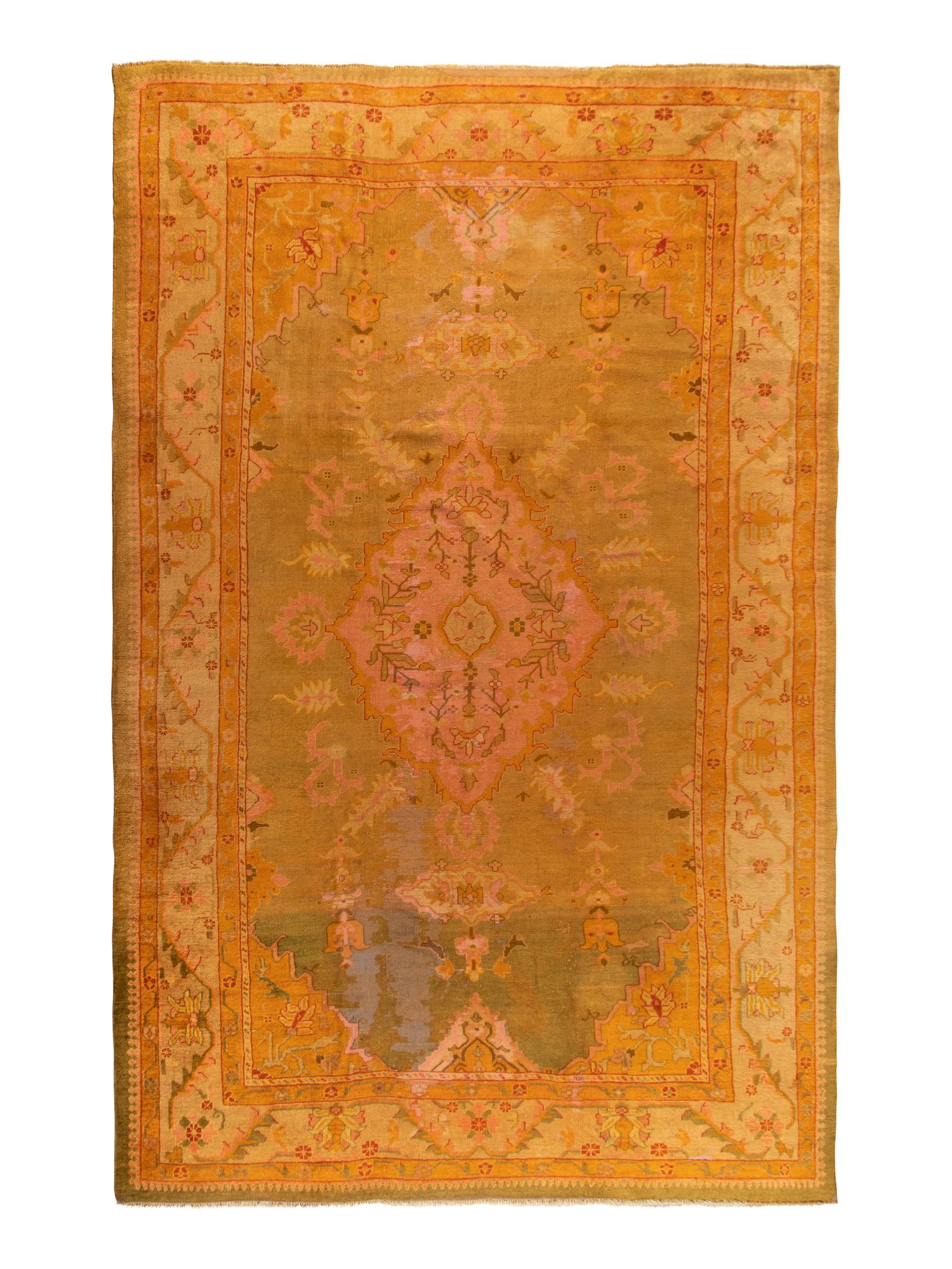 An Oushak Wool Rug