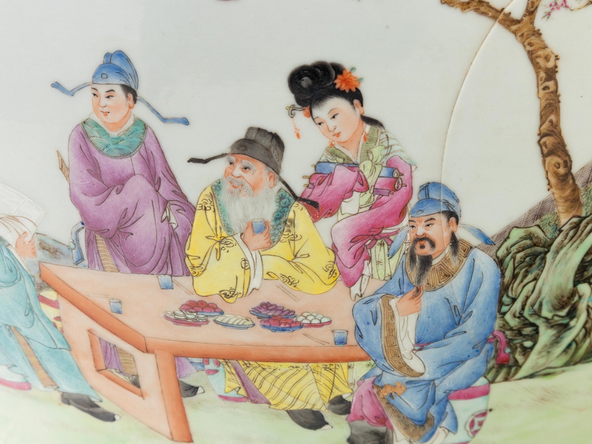 A Pair of Chinese Export Yellow Ground Enameled Porcelain Jardinières