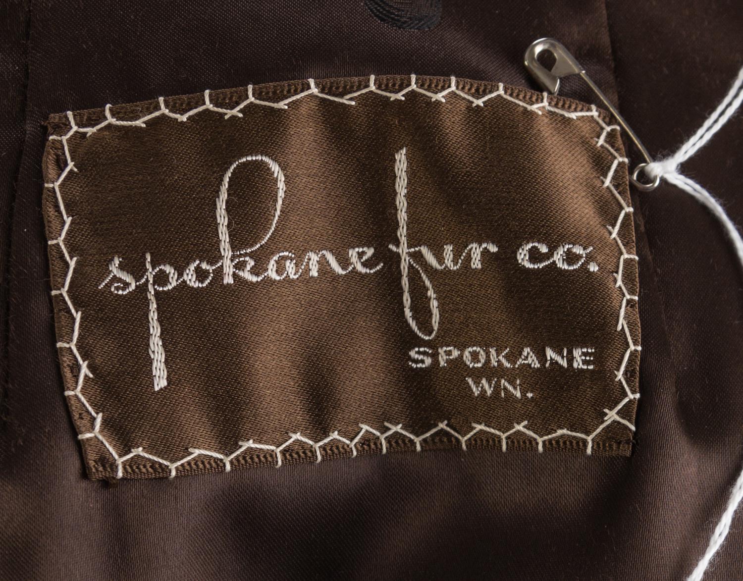 A Brown Sheared Mink Coat, No size.