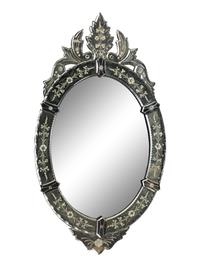A Venetian Cut Glass Mirror