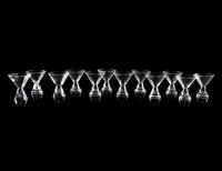A Set of Twelve Steuben Cocktail Glasses