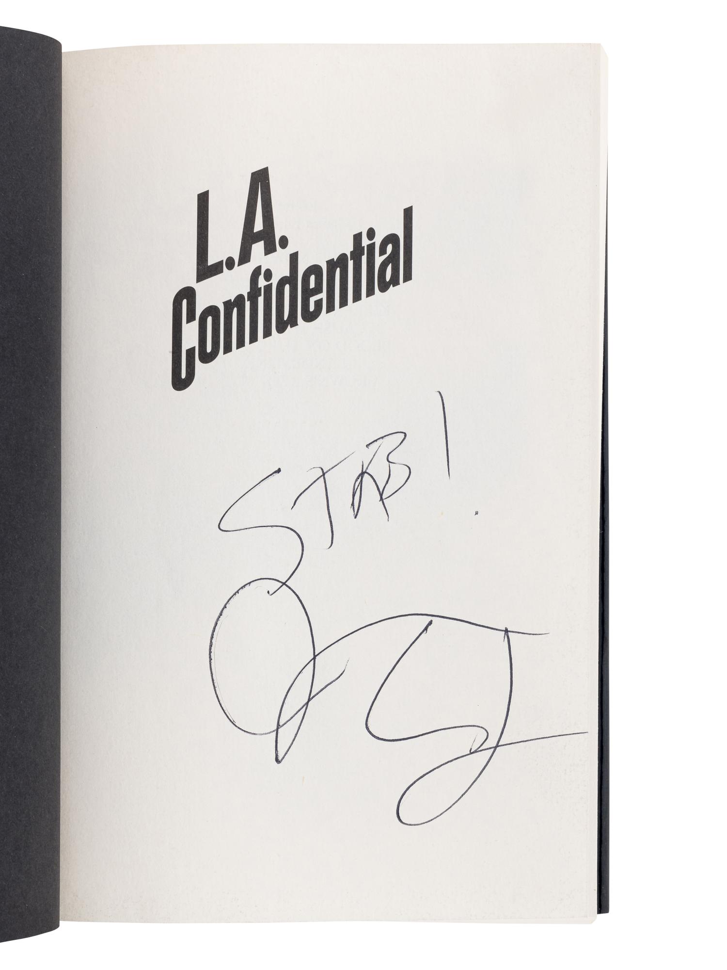 ELLROY, James (b. 1948). [The L.A. Quartet:] The Black Dahlia . 1987. -- The Big Nowhere . 1988. -- L.A. Confidential . 1990. -- White Jazz . 1992. New York: The Mysterious Press or Alfred A. Knopf.