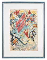 Hannigan, Ed, and Klaus Janson. Original Cover Illustration for "Amazing Heroes"