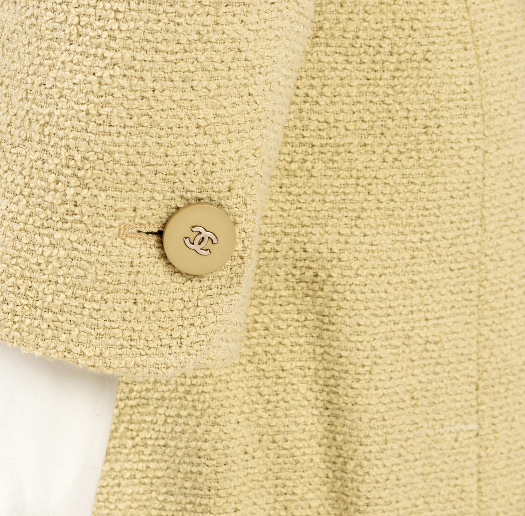 Three Chanel Pieces: One Two-Piece Skirt Suit, One Jacket, 1998