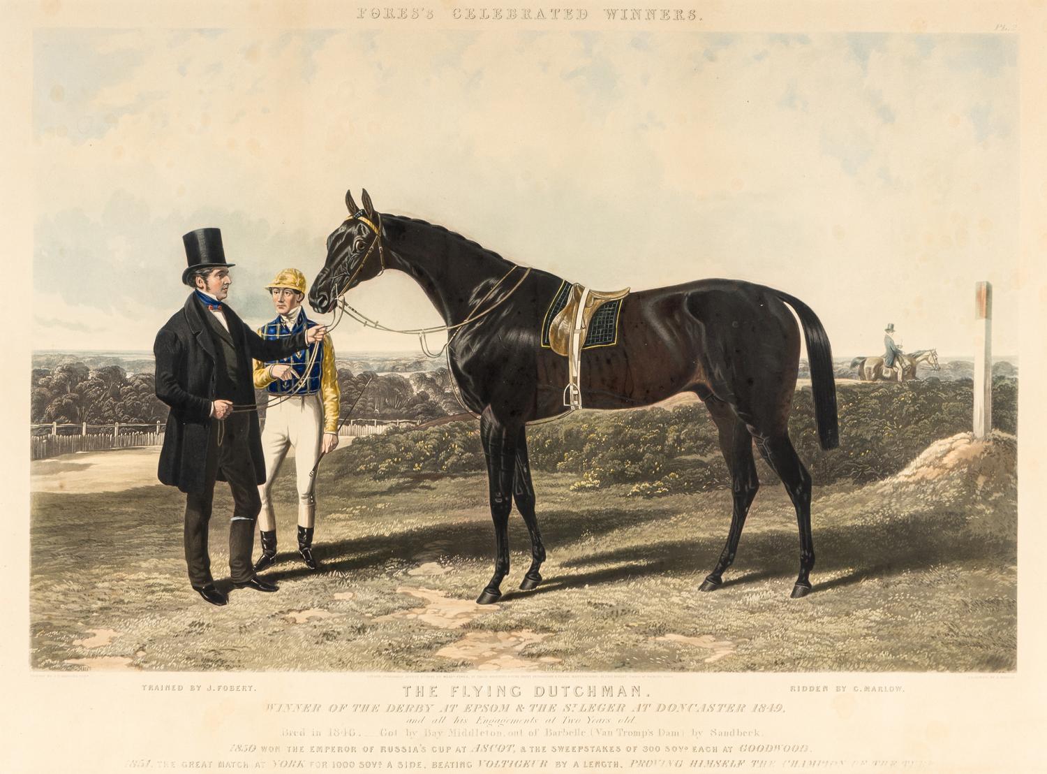 [HORSE RACING SCENES] -- CURRIER and IVES, publishers -- After John Cameron, or Thomas Worth
