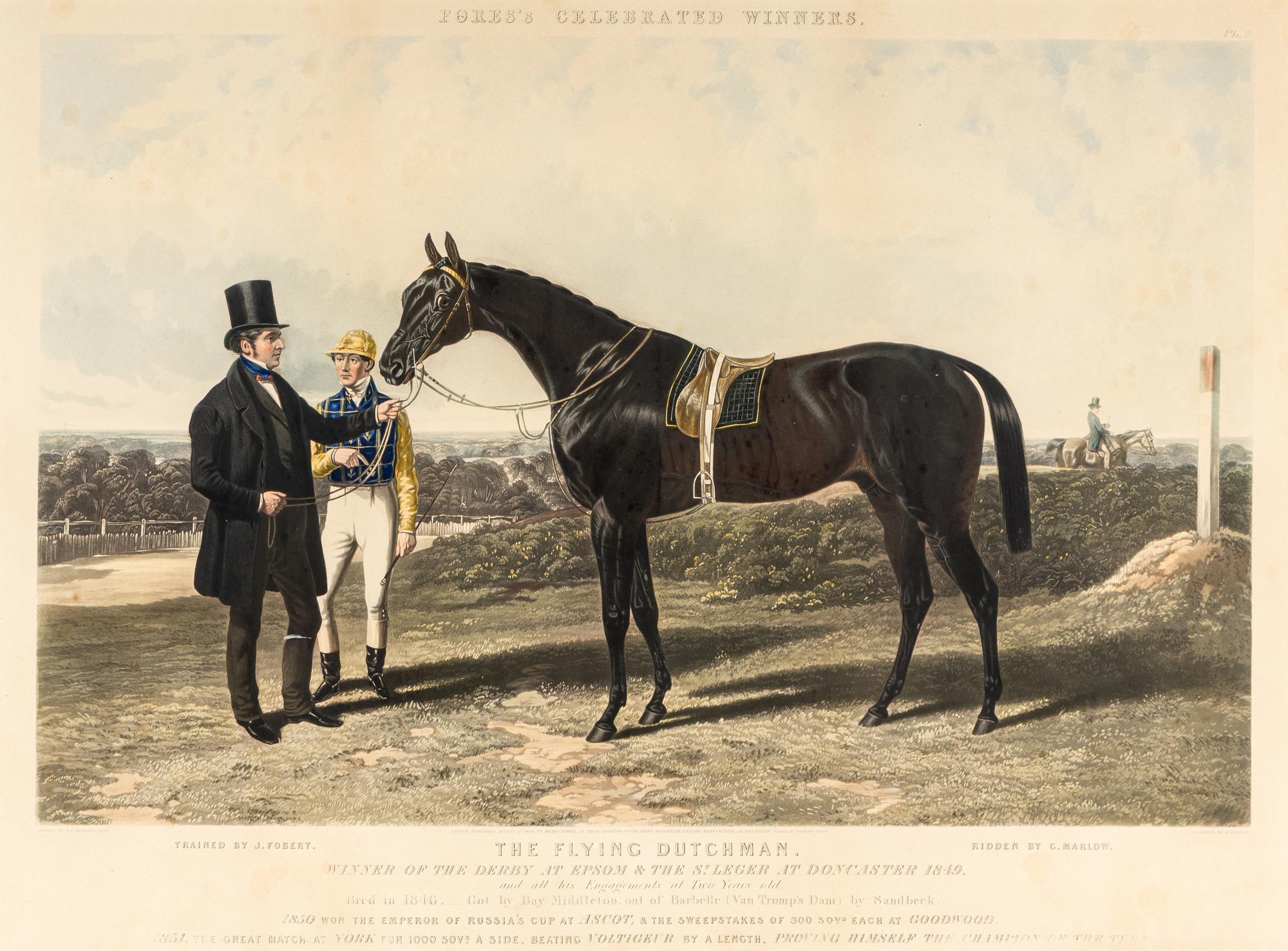 [HORSE RACING SCENES] -- CURRIER and IVES, publishers -- After John Cameron, or Thomas Worth