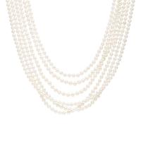 MULTI STRAND CULTURED PEARL NECKLACE