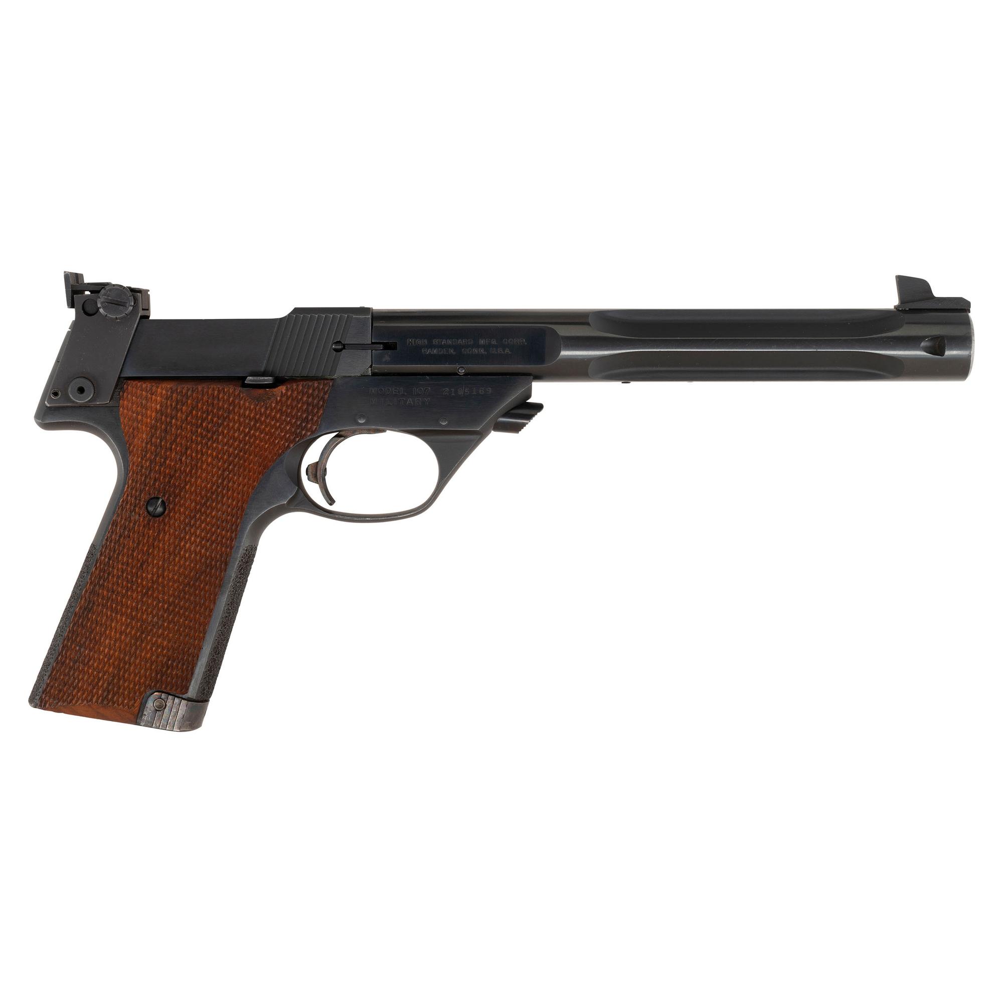 **High Standard Model 107 Military Supermatic Citation Pistol - Hamden, Conn. Marked