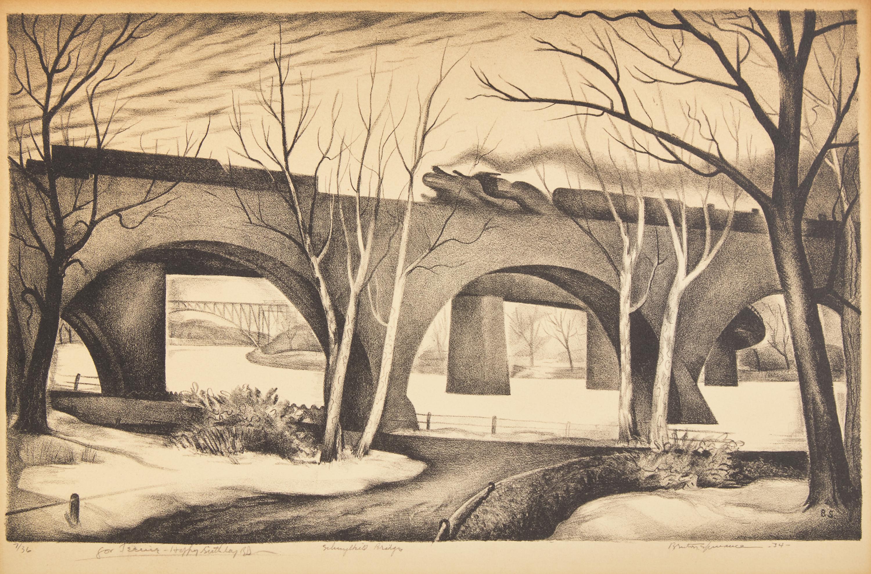 Middle Germantown ; together with Schuylkill Bridges , 1934