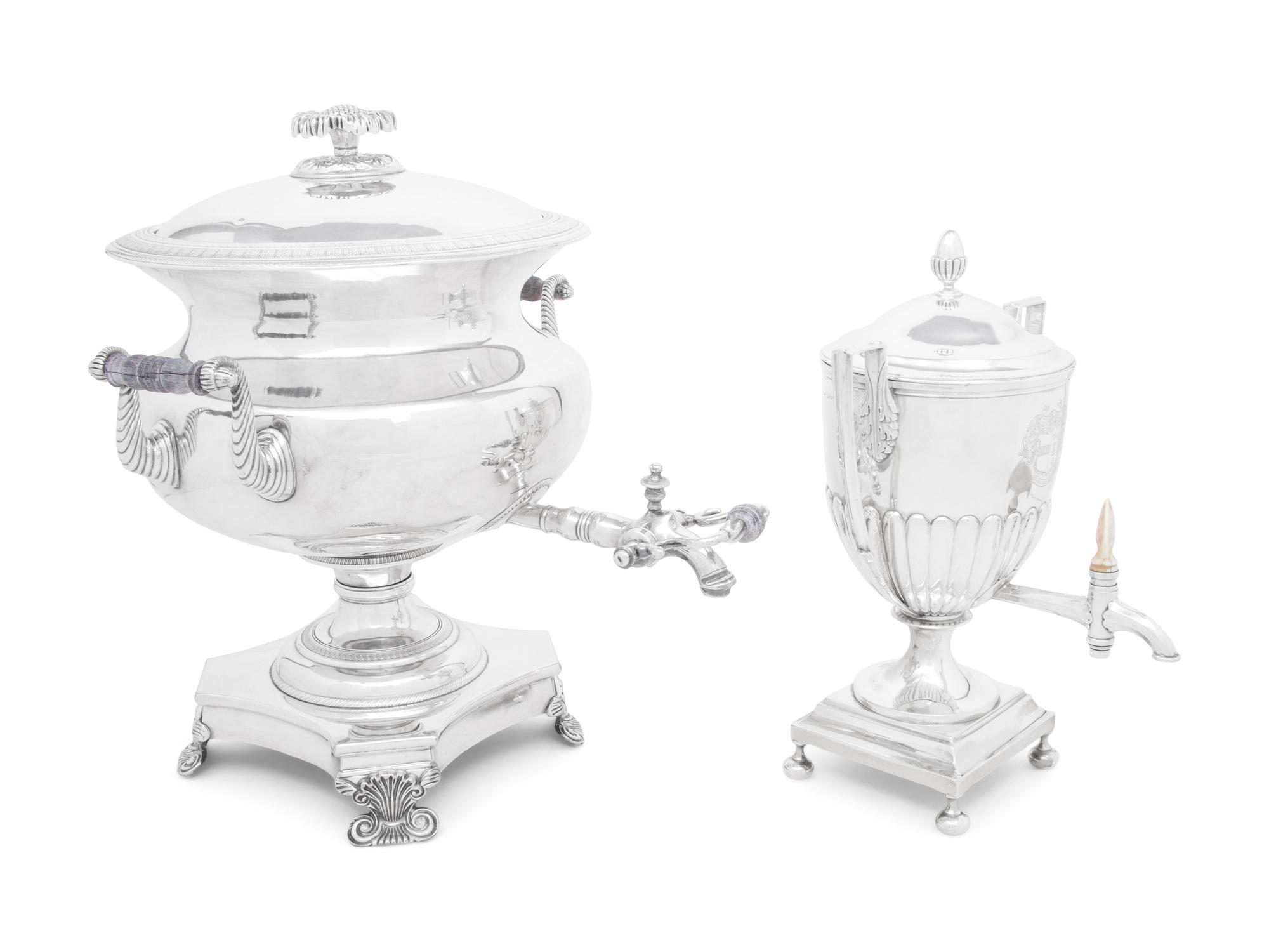 A George III Silver Tea Urn