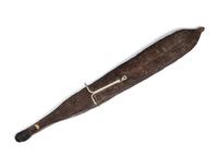An Aboriginal Wood Spear Thrower (woomera)