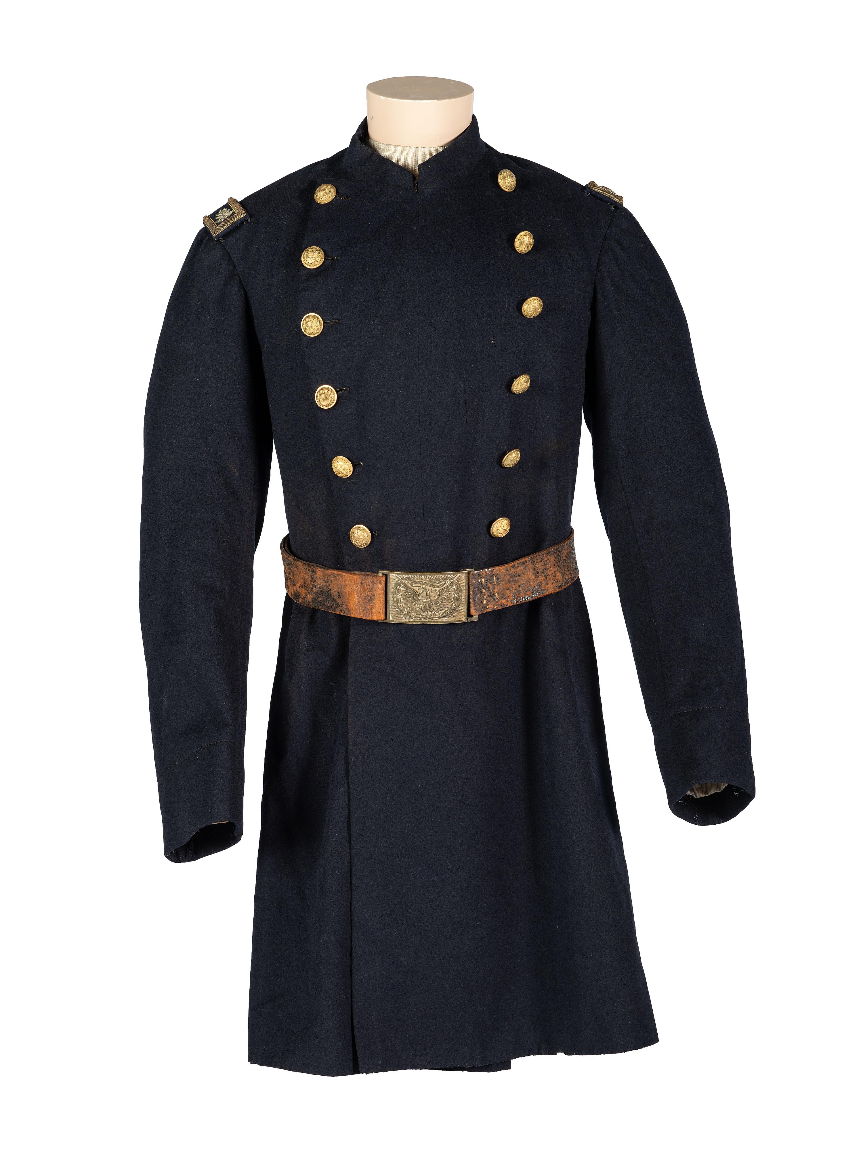 [CIVIL WAR]. Union Lieutenant Colonel's double-breasted frock coat.