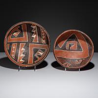 Ancestral Pueblo, Four Mile Polychrome Pottery Bowls