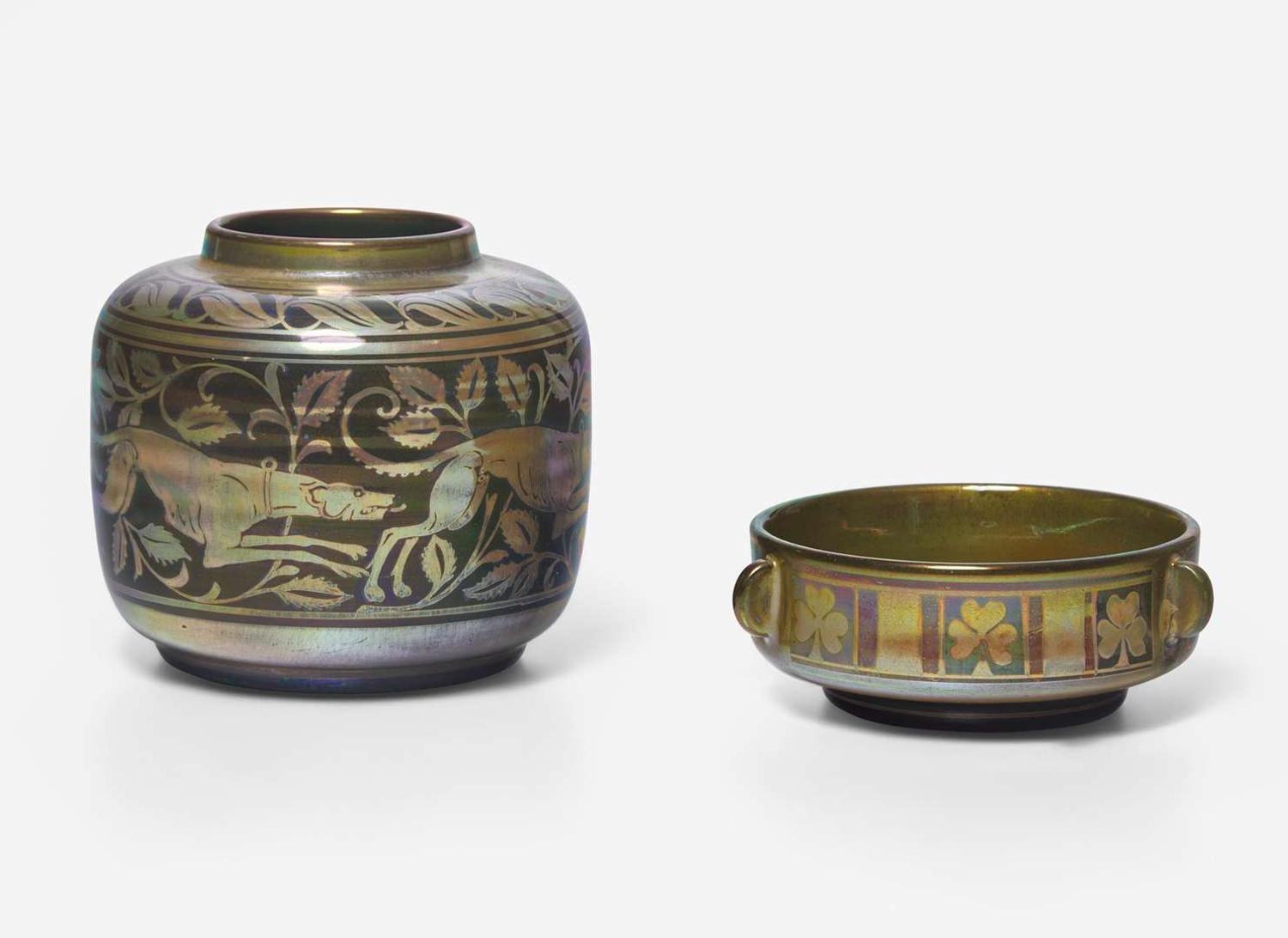 William S. Mycock and Gladys Rogers for Pilkington, Two Vessels