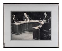 [PERKINS, Edward Joseph (1928-2020)]. A group of 10 photographs in 9 frames, from political figures to Perkins, many signed or inscribed (several presumably with secretarial or facsimile signatures), including: