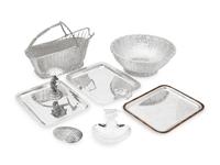 A Group of Christofle Silver-Plate Table Articles and Associated Puiforcat Vide-Poche