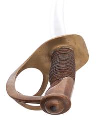 [CIVIL WAR]. A collection of items identified to General James Lyman Van Buren, incl. US Model 1860 Light Cavalry saber, buff saber belt, shoulder straps, insignia, and photographs.