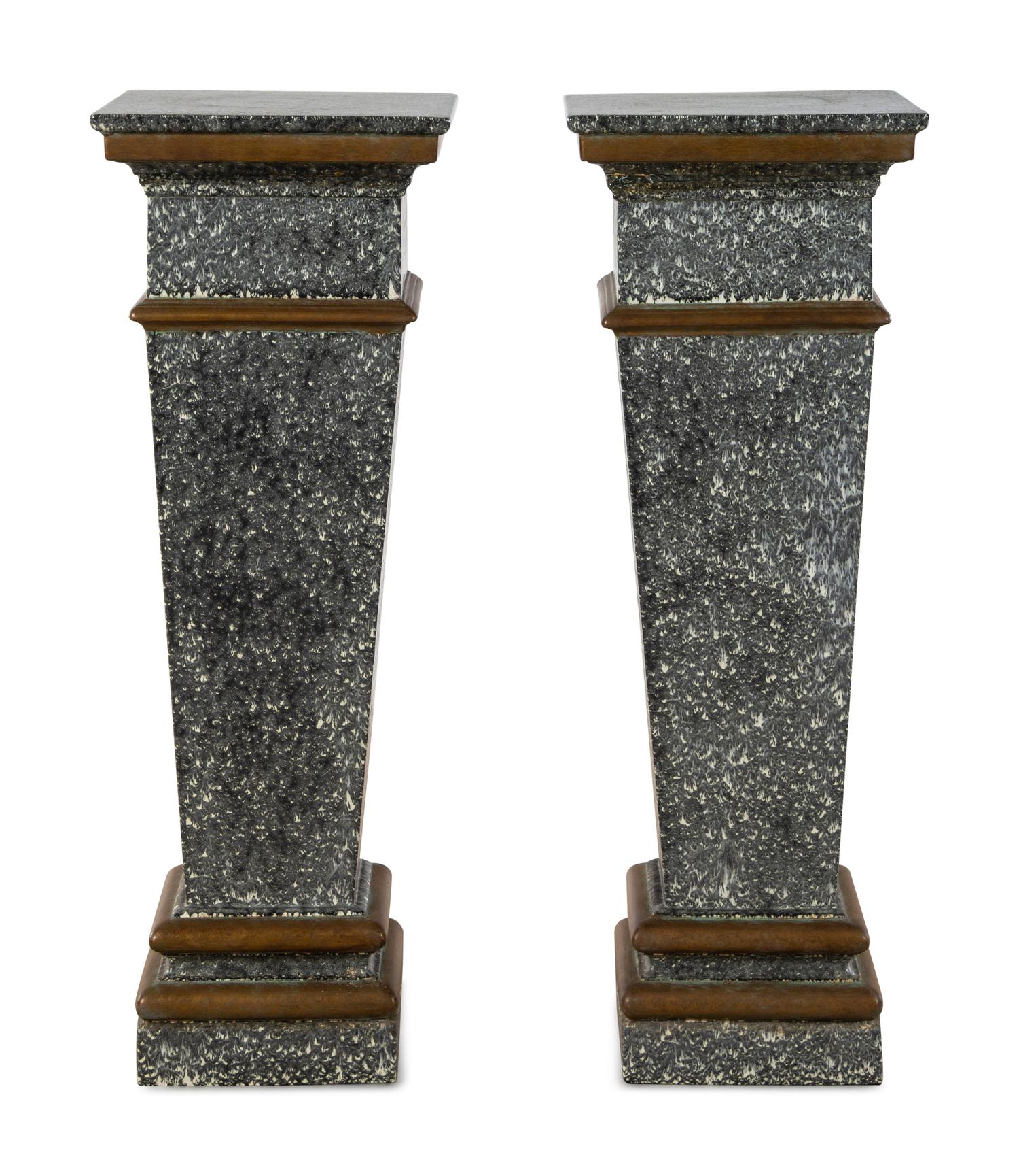A Pair of Ceramic Pedestals